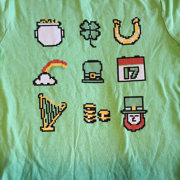 New Gap Kids St Patricks Day Shirt 6-7 years - Picture 2 of 2